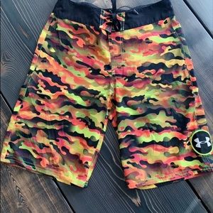 Youth boys Under Armour  swim trunks